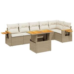 Conjunto de Sofás de Jardín Color Beige - Product Image 2