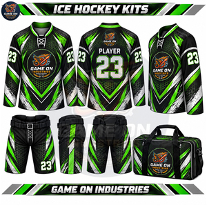 Nouveaux ensembles de maillots de hockey sur glace pour hommes, taille élastique, haute qualité, personnalisés, pour équipes et clubs, tenues de hockey 140 GSM, ensembles uniformes, emballage OEM - Product Image 6