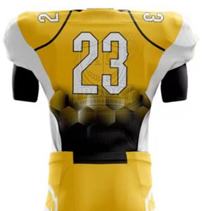 ชุดยูนิฟอร์มอเมริกันฟุตบอลสั่งทำคุณภาพสูงสุด ผ้าดีที่สุดสำหรับผู้ชาย - Product Image 3