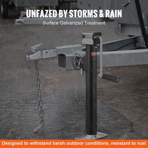 Gancio di traino dritto per impieghi gravosi con capacità di 2268 kg, sfera da 2 pollici, canale da 3 pollici e rotazione a 360 gradi per attacchi di traino - Product Image 4