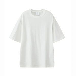 T-shirts personnalisés en coton 100% de haute qualité, impression sérigraphique, sublimation, t-shirts unis, surdimensionnés, blancs, vierges, vente en gros - Product Image 4