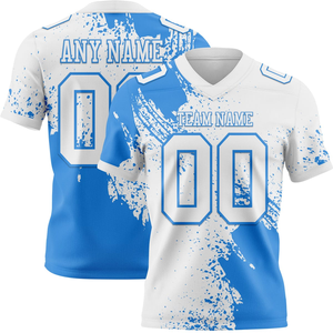 Maillot de football personnalisé OEM par sublimation, vente en gros, respirant, séchage rapide, polyester, évacuation de l'humidité, logo et nom d'équipe personnalisés - Product Image 2