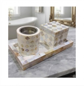 Quemador de Incienso Ecológico de Nácar Amarillo con Soporte para Bakhoor Árabe y Caja de Almacenamiento con Bandeja, Aroma a Bergamota - Product Image 2