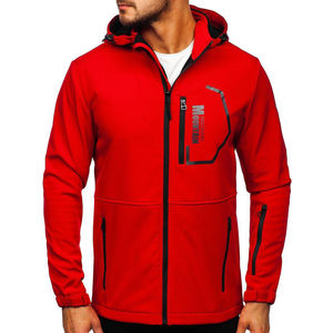 Chaqueta Softshell para Hombre al por Mayor, Precio Competitivo, Color Rojo, Nueva Llegada 2026, Chaquetas Softshell para Exteriores - Product Image 1