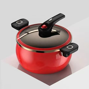 Cuisinière à pression fiable de grande capacité pour une cuisson rapide et saine, corps en acier inoxydable durable, compatible gaz et induction, passe au lave-vaisselle - Product Image 2