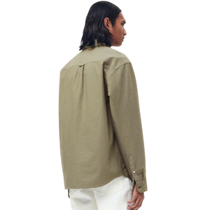 Chemise Oxford Coupe Classique Boutonnée Décontractée et Professionnelle en Mélange de Coton Respirant Personnalisable OEM ODM Marque Privée - Product Image 2
