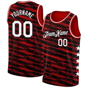 Maillot de basket respirant de haute qualité à séchage rapide 100% polyester imprimé par sublimation avec nom du joueur et nom de l'équipe personnalisés - Product Image 3