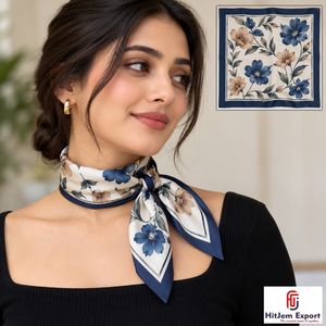 Écharpe imprimée haut de gamme en tissu léger, marque privée, haute qualité, fabricant textile OEM ODM, produits textiles sur mesure Bali - Product Image 1