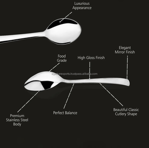 Low Price Modern Luxury Stainless Steel <b>Table</b> <b>Spoon</b> & Forks Set 12pcs Mirror Finish Dishwasher Safe for Restaurant Party Use - Product Image 5