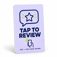 Carte NFC personnalisée avec logo pour avis clients – Tapper pour ouvrir la page de commentaires Google pour les magasins de détail