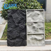 Panneau mural en pierre artificielle PU imperméable en polyuréthane, revêtement mural extérieur en pierre de culture 3D, parement extérieur
