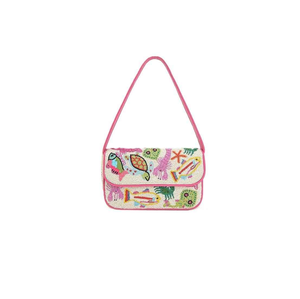 Sac à main brodé à la main avec des perles de rocaille, nouveau sac à bandoulière perlé personnalisé avec motif coloré - Product Image 2
