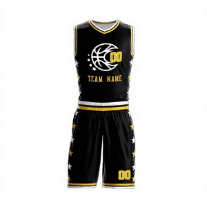Conjunto de Uniforme de Baloncesto Rojo Personalizado, Unisex, Transpirable, con Estampado Sublimado, Cuello en V, Sin Mangas, Ajuste Atlético - Product Image 4