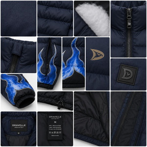 Men Oversized Puffer Jacket Streetwear Winter Warm <b>Bubble</b> <b>Coat</b> Custom Logo Wholesale Supplier - Product Image 5
