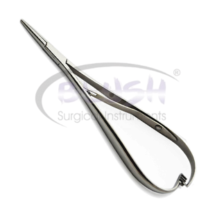 Mathieu Elastic Holder Forceps Dental Orthodontic <b>Pliers</b> Straight Curved Needle Holder Ortho <b>Pliers</b> Steel By Blush Surgical - Product Image 2