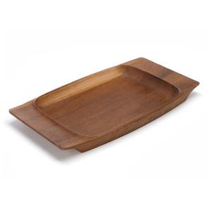 Plateau de service rectangulaire en bois d'acacia, grand format, écologique, design moderne, pour la maison et la cuisine, vente en gros - Product Image 1