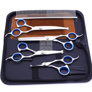 Premium Pet Grooming <b>Scissors</b> Set – Made from High-Quality Stainless Steel, Professional <b>Dog</b> & Cat Hair Cutting Kit with Case - Product Image 3