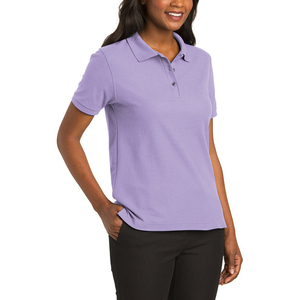 Camiseta Polo de Algodón 100% Original para Mujer, Manga Corta, Transpirable, Deportiva, con Diseño Liso, Camiseta Blanca para Mujer, Venta al Por Mayor - Product Image 2