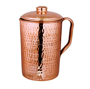 Vaso de cobre puro con acabado martillado, reutilizable y sostenible para la Hidratación Diaria, beneficios para la salud del yoga - Product Image 5