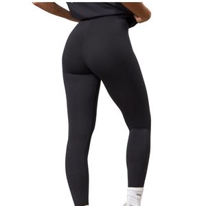 Charcoal Jersey Legging Women Compression Fit Training <b>Tights</b> Stretch Gym Yoga Pants Performance Activewear Bottoms - Product Image 6