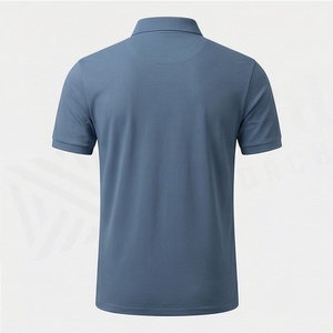 เสื้อโปโลชาย แห้งเร็ว ระบายเหงื่อได้ดี ผ้าโพลีเอสเตอร์สำหรับกีฬา กอล์ฟ สีตามสั่ง ไซส์ใหญ่ รับสกรีนโลโก้ - Product Image 2