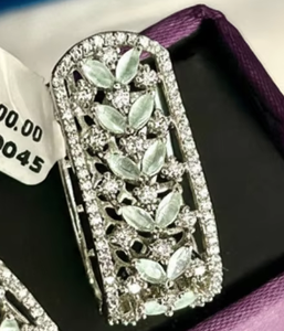 Lujosos pendientes elegantes para mujer, pendientes elegantes para fiesta, accesorios de moda con piedra de circón para regalos - Product Image 2