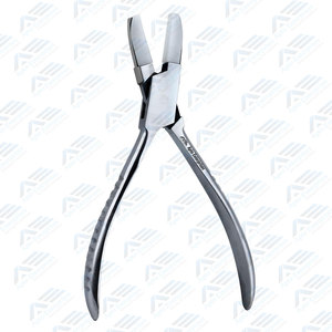 Adjusting Eyeglass Arms <b>Frame</b> Plier Stainless Steel Non-Marring Nylon Jaw Flat Nose Pliers Box Joint Construction 6-Inch - Product Image 5