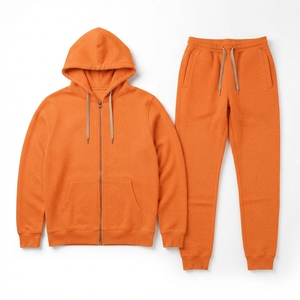 Sudadera con capucha y cremallera de lana gruesa de alta calidad de marca personalizada, 380 GSM - Product Image 6