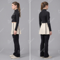 Ensemble de vêtements de sport pour femmes, tenue de sport modeste pour la salle de sport, la course à pied, le yoga et le tennis, vêtements de fitness respirants et actifs