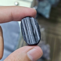 Lot de cabochons en tourmaline noire naturelle Druzy, pierres précieuses Druzy pour la création, taille libre, vente en gros