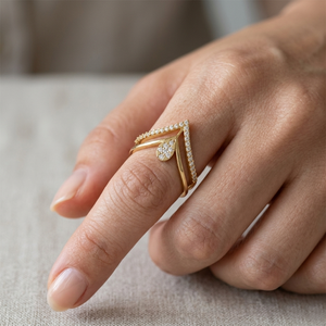 Anillo de Diamante de Lujo Cultivado en Laboratorio, Oro, Engaste de Bisel Oeste-Oeste, Corte Ovalado, Anillos de Compromiso para Mujer, Joyería - Product Image 2