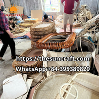 Canapé en rotin fait main, fabricant vietnamien, design tendance 2025, fauteuil lounge en rotin naturel, chaise en rotin, chaise en osier