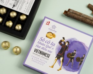 Caja de regalo de chocolate de lujo con mantequilla de canela y anacardos para regalos y souvenirs en caja personalizada al por mayor - Product Image 6