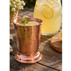Wholesale <b>Copper</b> Mug Bulk Drinking <b>Cups</b> Handmade Metal Barware Restaurant Hotel Catering Supplies - Product Image 1