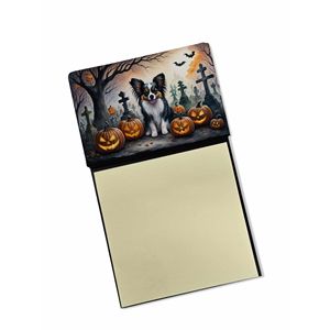 Papillon Spooky Halloween Porte-notes autocollantes Accessoires de bureau auto-adhésifs Distributeur rechargeable Bloc-notes vierges Fournitures de vacances - Product Image 1