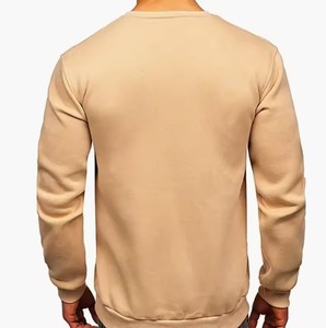 เสื้อสเวตเชิ้ตคอกลมสีเบจสำหรับผู้ชาย แขนยาว สไตล์ลำลอง เหมาะสำหรับฤดูใบไม้ร่วงและฤดูหนาว - Product Image 6