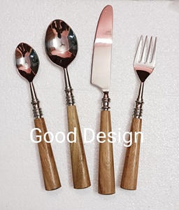 Wedding Tableware Dinnerware Cutlery <b>Set</b> <b>Flatware</b> <b>Set</b> Horn Handle New Design Stainless Steel Cutlery <b>Set</b> - Product Image 3