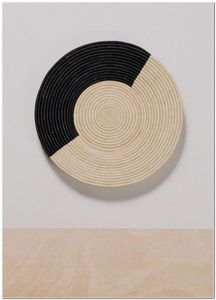 Round Bamboo Table <b>Mat</b> 400mm Diameter Modern Design Non-Slip Natural Weave Placemat - Product Image 1