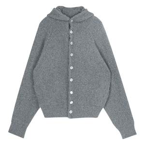 Sudadera con Capucha de Mohair, Nuevo Diseño, Estilo Urbano, Sudadera con Capucha para Hombre, Suéter de Punto para Invierno, Sudadera con Capucha de Mohair con Rayas Personalizadas - Product Image 1