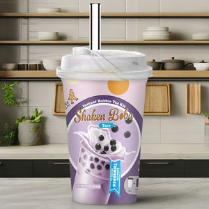 Bebida Instantánea Orgánica de Taro Boba con Perlas de Alody en Set de 3 Vasos - Product Image 1