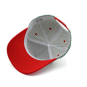 Casquette de baseball unisexe personnalisée à 5 panneaux en polyester/coton avec logo brodé en 3D, réglable et à fermeture snapback, pour l'extérieur - Product Image 3