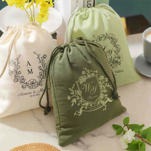 Eco-Friendly Cotton Drawstring Tote Durable, Reusable <b>Bag</b> for Grocery, Shopping & Daily Use - Product Image 3