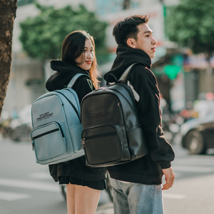 Trust Defender Unisex PU <b>Backpack</b> 42x30x18 Cm Multiple Pockets Zipper Closure Day <b>Backpack</b> - Product Image 5