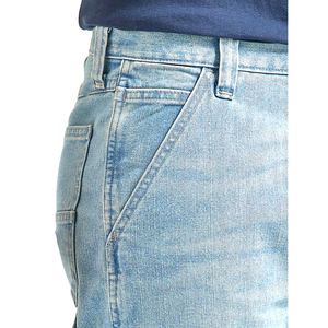 Short en jean droit bleu clair, best-seller pour homme, lavable en machine, facile à porter. - Product Image 6