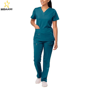 Pro Breakthrough Plus <b>Scrub</b> <b>Set</b> for Women - Enhanced V-Neck Top & Multi Pocket Pants - Product Image 6