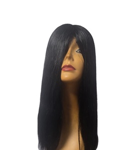 Light <b>Brown</b> Brazilian Remy Human Hair Topper for Women High Density 150% Tangle Free 20 Inches <b>Medium</b> Length Glueless for Base - Product Image 1