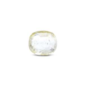 Loose 4.55 Carat Oval Cut Yellow Sapphire Gemstone for Fine Jewelry - Product Image 2