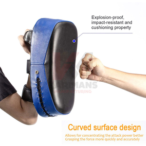 High Quality Thai <b>Pads</b> Professional Kick <b>Pads</b> Durable Material for Martial Arts <b>Practice</b> Supplier - Product Image 3