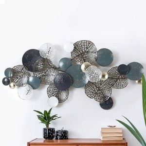 Assured Quality Metal Wall Sculpture Abstract Geometric Design Multi Piece Set <b>Home</b> <b>Decor</b> Living Room Art Installation - Product Image 4