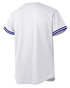 Maillot de baseball personnalisé vierge à boutons, uniforme d'entraînement uni pour équipe, vêtement de sport doux - Product Image 1